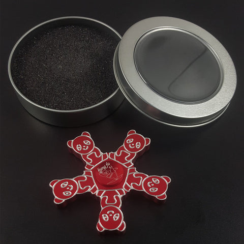 2017 Fidget Spinner Finger Toy Metal Alloy Anti Stress Handspinner Christmas Toys for Children Panda Snowflake Kungfu Spinner