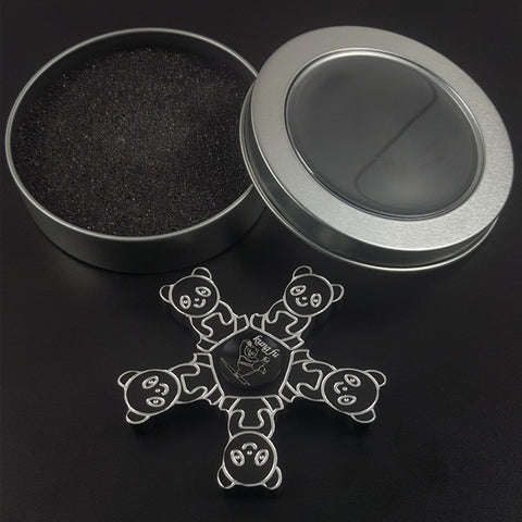 2017 Fidget Spinner Finger Toy Metal Alloy Anti Stress Handspinner Christmas Toys for Children Panda Snowflake Kungfu Spinner