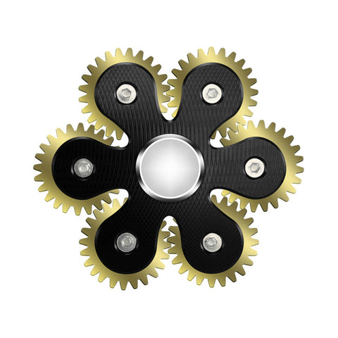 2017 6 Gears R188 Bearing Fidget Spinner Hand Finger toy Metal alloy Anti Stress Reliever Handspinner ADHD desk toy Gyro EDC