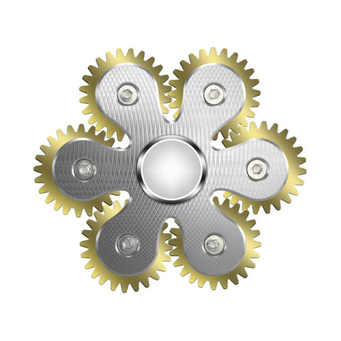 2017 6 Gears R188 Bearing Fidget Spinner Hand Finger toy Metal alloy Anti Stress Reliever Handspinner ADHD desk toy Gyro EDC