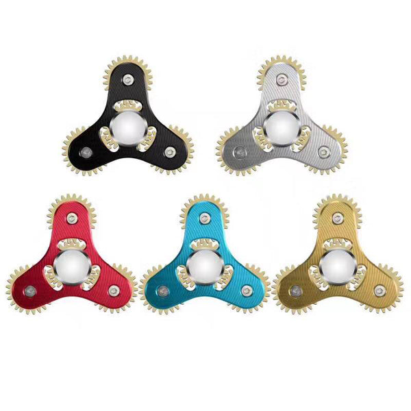 2017 3 Gears R188 Bearing Fidget Spinner Hand Finger toy Metal alloy Anti Stress Reliever Handspinner ADHD desk toy Gyro EDC