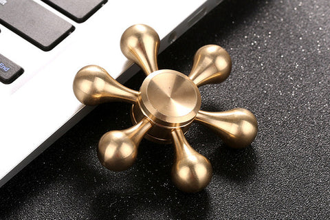 Metal Hand Fidget Spinner Relieve Stress Fantastic Gold Spiner Alien Pupa Finger Spinner Designed Adult Kid Child Lotus Toy Gyro