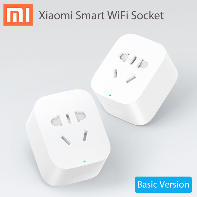 [Basic Version] Original Xiaomi Smart WiFi Socket Plug Mi Smart Home App Remote Control Wireless Power Socket Switch Adapter