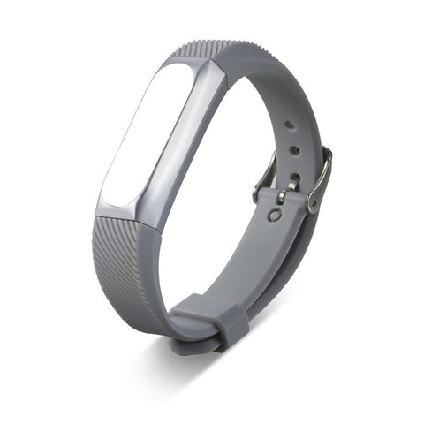 Metal Strap For Xiaomi Mi Band 2 Screwless Stainless Steel Silica gel Bracelet For MiBand 2 Replace Accessories For Mi Band2