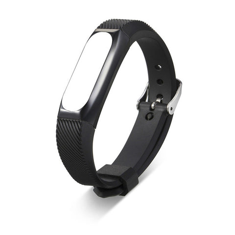 Metal Strap For Xiaomi Mi Band 2 Screwless Stainless Steel Silica gel Bracelet For MiBand 2 Replace Accessories For Mi Band2